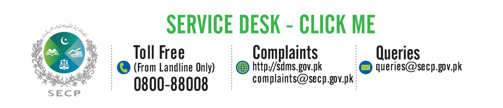SECP Service Desk - Click Me